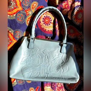 Powder blue Patricia Nash hand/shoulder bag.